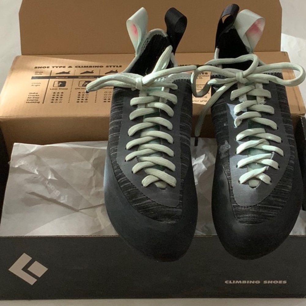 Black Diamond W MOMENTUM LACE climbing shoes - Ash